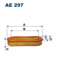 Воздушный фильтр FILTRON AE297