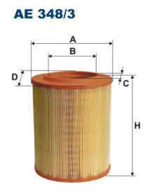 Воздушный фильтр FILTRON AE348/3