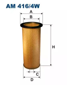 Фильтр добавочного воздуха FILTRON AM416/4W