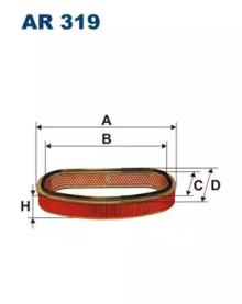 Воздушный фильтр FILTRON AR319