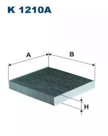 Фильтр, воздух во внутренном пространстве FILTRON K1210A