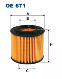 Фильтр FILTRON OE671