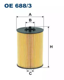 Масляный фильтр FILTRON OE688/3