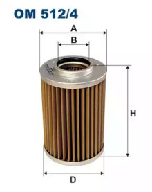 Гидрофильтр, автоматическая коробка передач FILTRON OM512/4