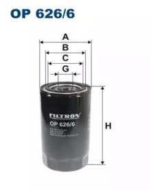 Масляный фильтр FILTRON OP626/6