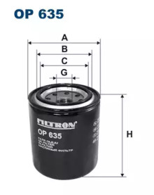 Масляный фильтр FILTRON OP635