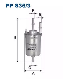 Фильтр FILTRON PP836/3