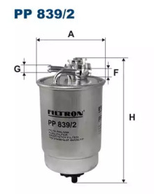 Фильтр FILTRON PP839/2