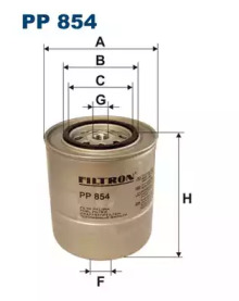 Топливный фильтр FILTRON PP854