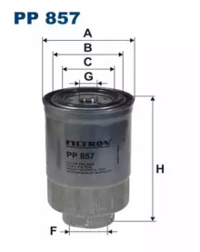 Топливный фильтр FILTRON PP857