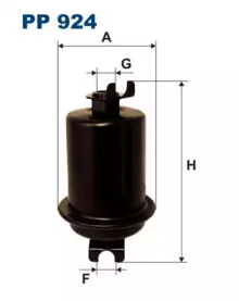 Топливный фильтр FILTRON PP924