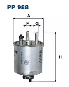 Топливный фильтр FILTRON PP988