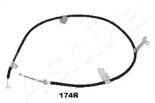 Трос, стояночная тормозная система ASHIKA 131-01-174R