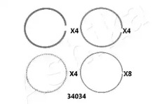Поршневое кольцо ASHIKA 34-34034