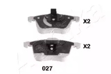 Комплект тормозных колодок ASHIKA 50-00-027