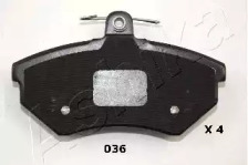 Комплект тормозных колодок ASHIKA 50-00-036