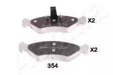 Комплект тормозных колодок ASHIKA 50-03-354