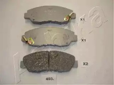 Комплект тормозных колодок ASHIKA 50-04-493