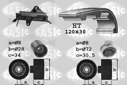 Комплект ремня ГРМ SASIC 1756020