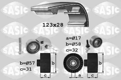 Комплект ремня ГРМ SASIC 1756030