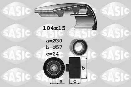 Комплект ремня ГРМ SASIC 1756032