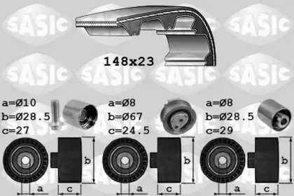 Комплект ремня ГРМ SASIC 1756047