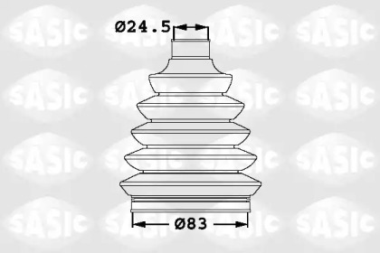 Комплект пыльника SASIC 1906005