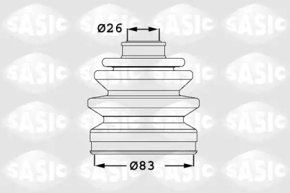 Комплект пыльника SASIC 1906017