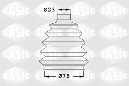 Комплект пыльника SASIC 1906019