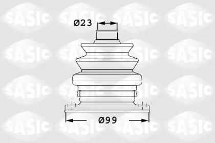 Комплект пыльника SASIC 1906042