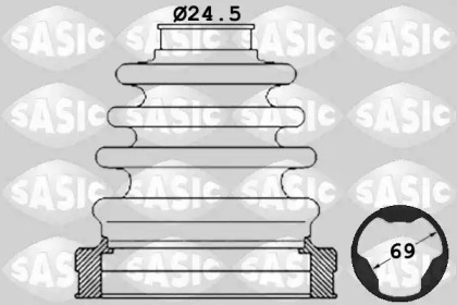 Комплект пыльника SASIC 1906064