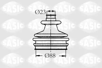 Комплект пыльника SASIC 2003412
