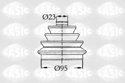 Комплект пыльника SASIC 2003414