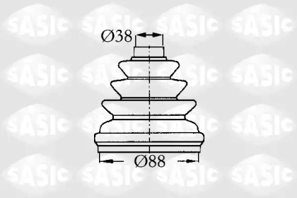 Комплект пыльника SASIC 2873803