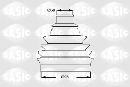 Комплект пыльника SASIC 2933063