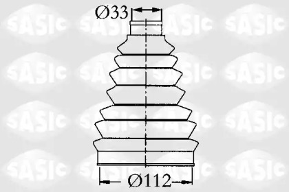 Комплект пыльника SASIC 2933073