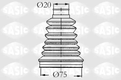 Комплект пыльника SASIC 2933083