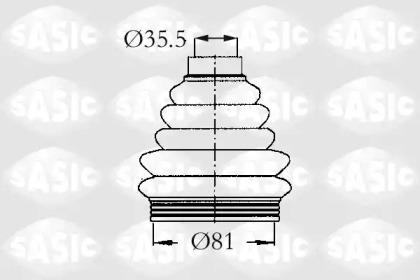 Комплект пыльника SASIC 2933203