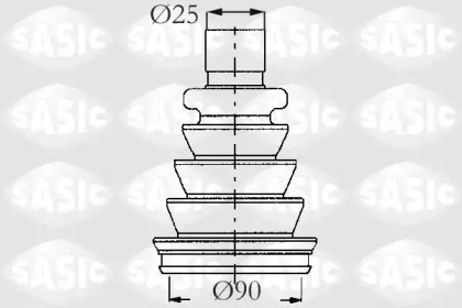 Комплект пыльника SASIC 2933633