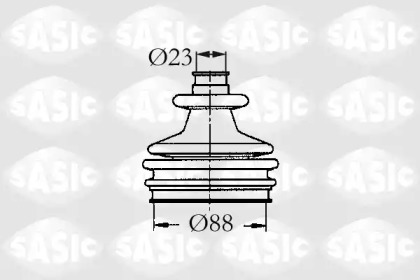 Комплект пыльника SASIC 2933803