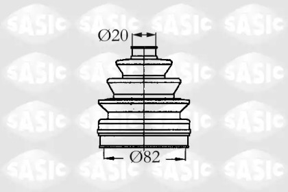 Комплект пыльника SASIC 2933833