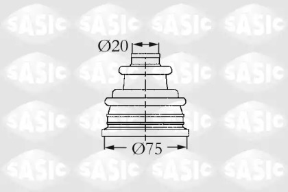 Комплект пыльника SASIC 4003404