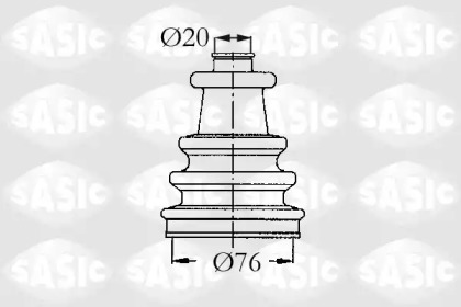 Комплект пыльника SASIC 4003405