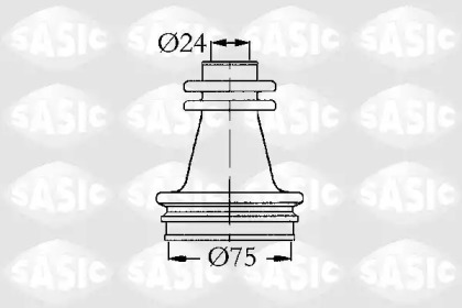 Комплект пыльника SASIC 4003416