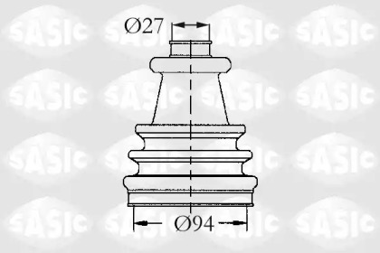 Комплект пыльника SASIC 4003417