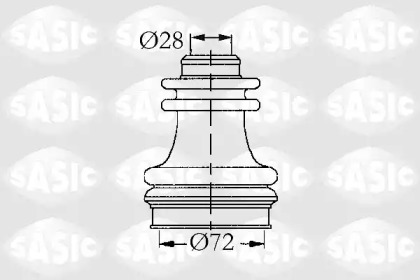 Комплект пыльника SASIC 4003422