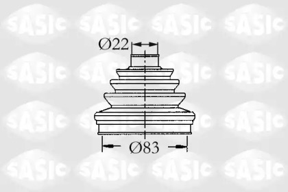 Комплект пыльника SASIC 4003437