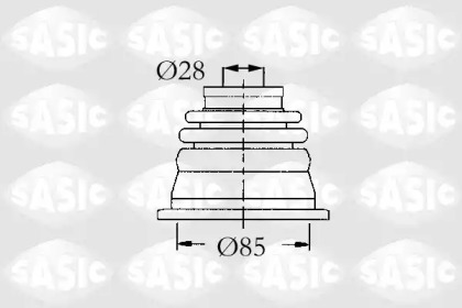 Комплект пыльника SASIC 4003451