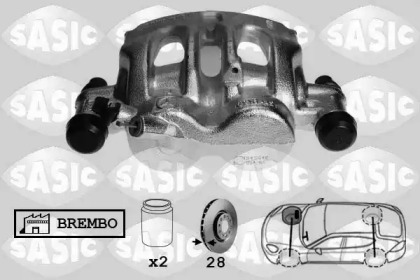 Тормозной суппорт SASIC 6506169