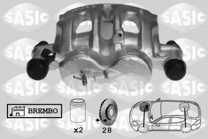 Тормозной суппорт SASIC 6506185